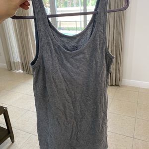 Grey maternity tank top